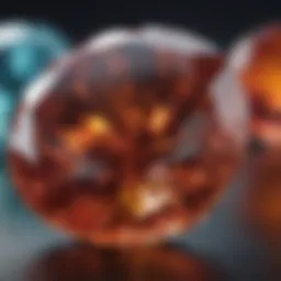A close-up of a certified gemstone showcasing its brilliance