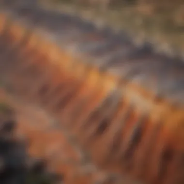 Geological map illustrating the unique formations found in the East Kimberley region.