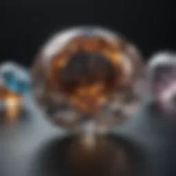 Chart illustrating diamond price fluctuations over time