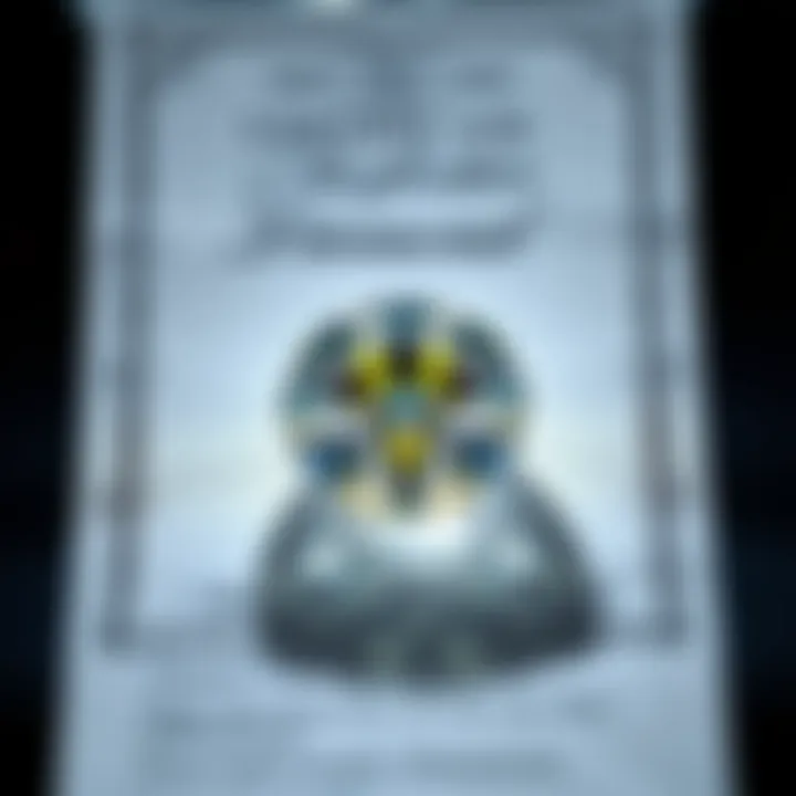 A certificate of authenticity for a diamond
