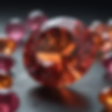 Close-up of a vibrant birthstone showcasing its unique color and clarity.