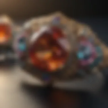 Quality in Gemstone Jewelry An elegant display of gemstone jewelry emphasizing quality and craftsmanship.