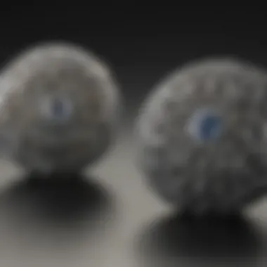 Before and After Cleaning Sterling Silver Before and after comparison of cleaned sterling silver