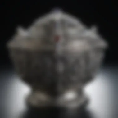 Beautifully Maintained Sterling Silver Item A beautifully maintained sterling silver item displayed elegantly