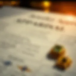 Close-up of a detailed jewelry appraisal document showcasing various attributes