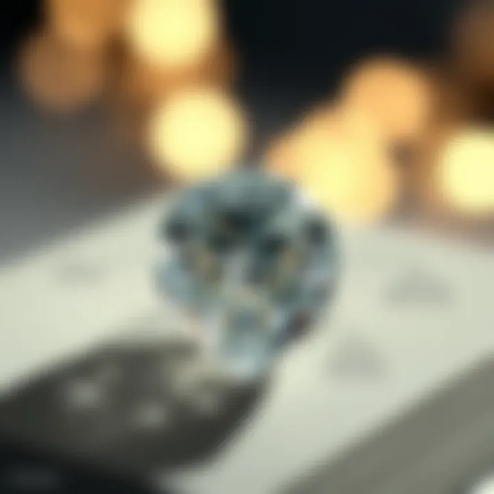 Diagram illustrating the emotional significance of gifting diamonds