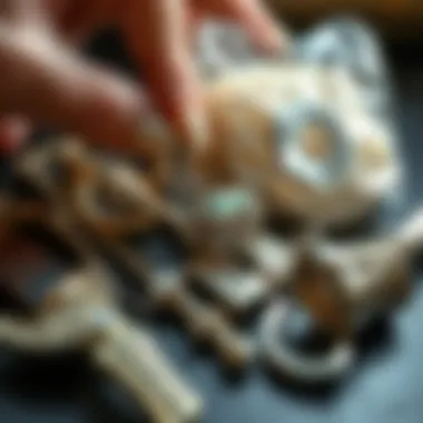 Crafting Tools for White Gold Tools and equipment utilized in crafting white gold.