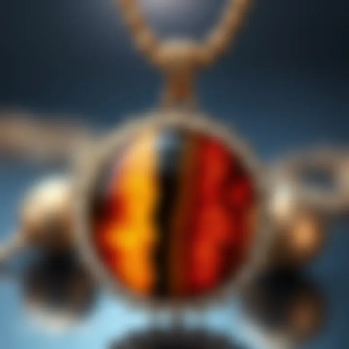 Cultural Significance of Tiger Eye An artistic representation of the cultural significance of tiger eye, featuring symbolic elements.