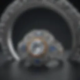 Exquisite diamond anniversary ring showcasing intricate design