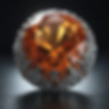 Importance of Certification in Diamonds Certificate of authenticity for a diamond on display