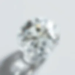 Rough diamond showcasing its natural form