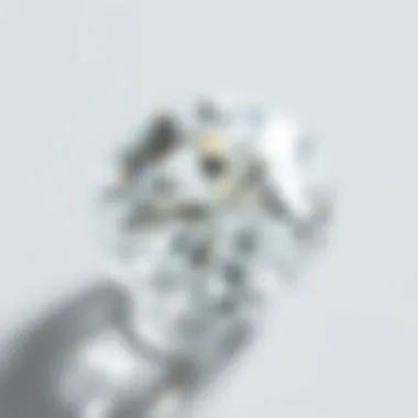 Rough diamond showcasing its natural form