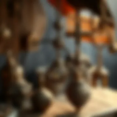 A historical illustration depicting ancient charms in cultural settings