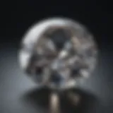 Natural diamond showcasing its unique brilliance and clarity