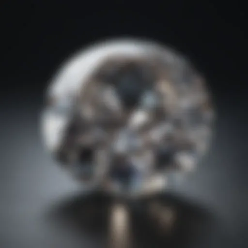 Natural diamond showcasing its unique brilliance and clarity