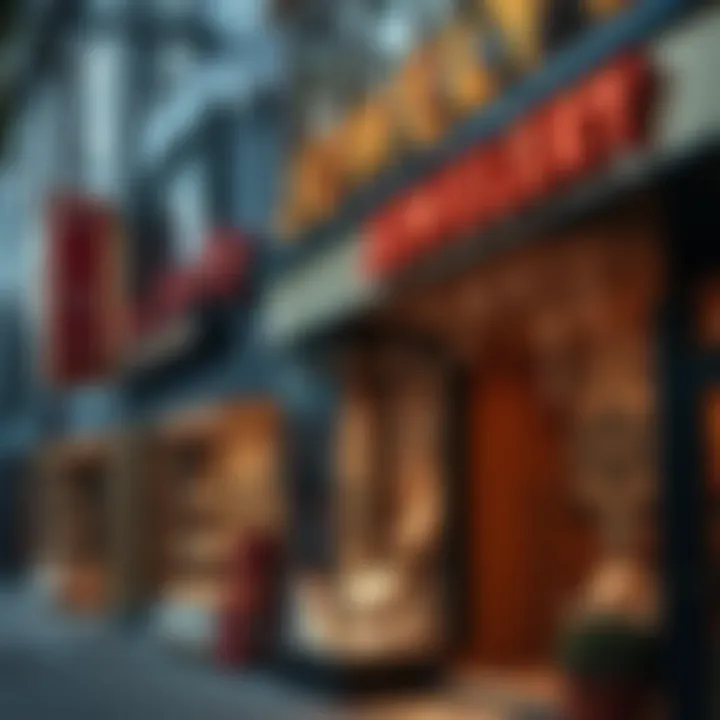 Jewelry Storefronts in Downtown LA Vibrant storefronts showcasing exquisite jewelry designs