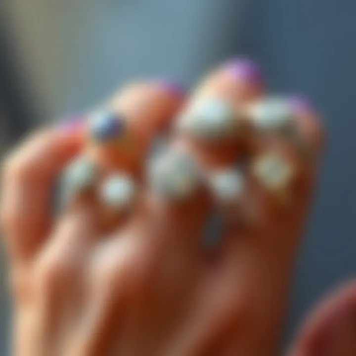 Style Comparison of Engagement Rings Various styles of engagement rings displayed together for comparison