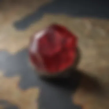 Major Ruby-Producing Regions Map highlighting major ruby-producing regions around the world