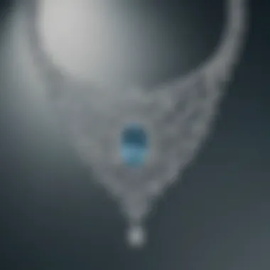 Intricate Design of Tiffany & Co. Necklace Elegant Tiffany & Co. necklace adorned with intricate design details