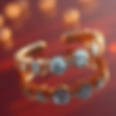 Exquisite diamond bracelet reflecting joy