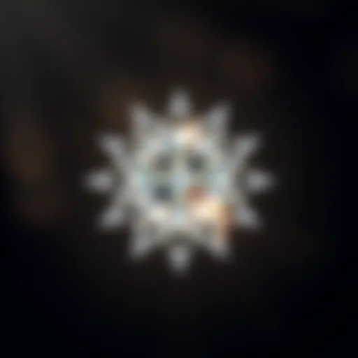 Radiant diamond symbolizing April's birthstone