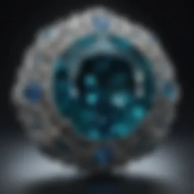Stunning Teal Sapphire Stunning Australian teal sapphire showcasing its unique color and clarity