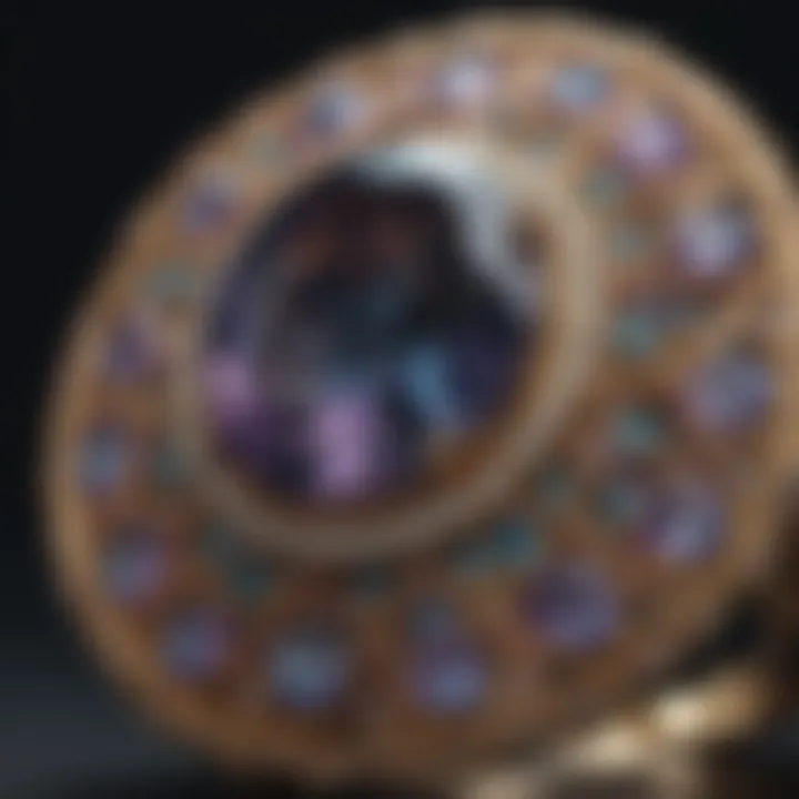 Elegant jewelry piece featuring genuine alexandrite