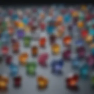 Diverse Birthstones for Every Month A beautiful array of birthstones representing each month
