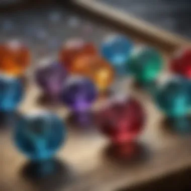 Astrological Associations of Birthstones An intricate illustration depicting the astrological signs with corresponding birthstones