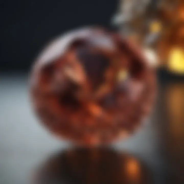 A detailed rendering of a gemstone using CAD software