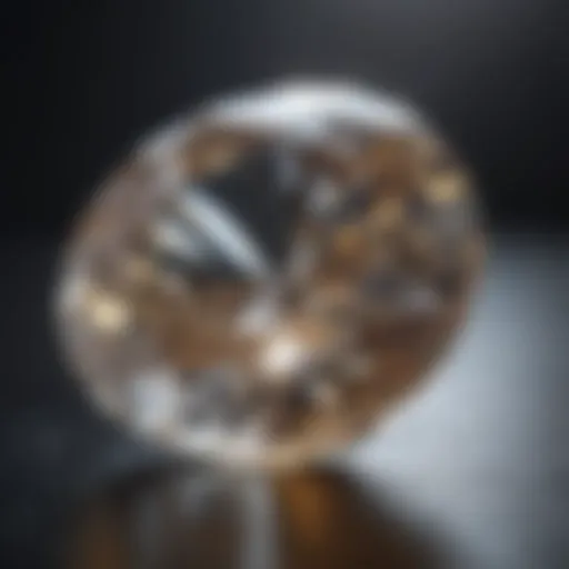 Glistening eco-friendly diamond jewel