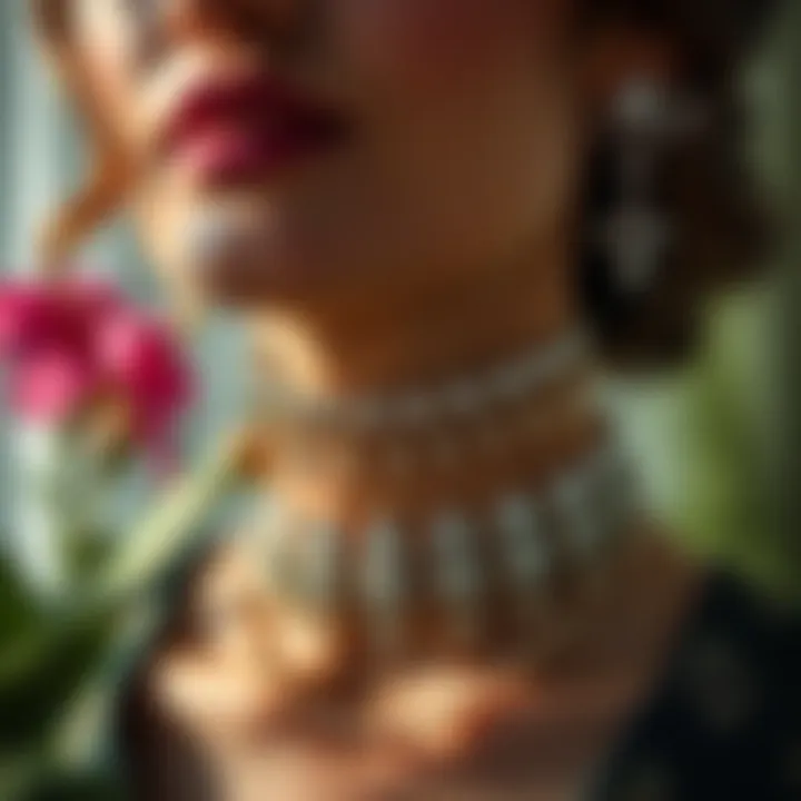 Styling tips for wearing diamond chokers