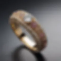 Exquisite Van Cleef & Arpels wedding band showcasing intricate design