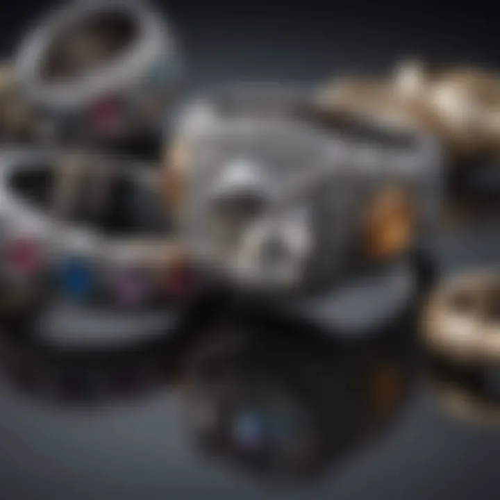 Engagement rings made from alternative metals like titanium and tungsten