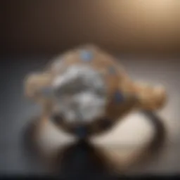 A stunning remodelling of a vintage engagement ring showcasing intricate details and craftsmanship.