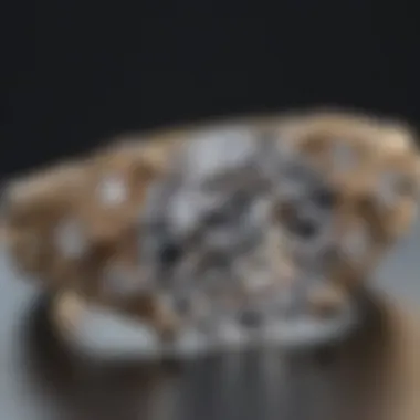 The Brilliance of 6A CZ: A Close-Up Perspective Close-up view of a 6A cubic zirconia ring showcasing its brilliance