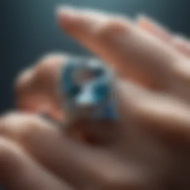 Elegance of Aquamarine: A Ring Perspective Aquamarine ring showcasing its stunning blue hues and unique design elements