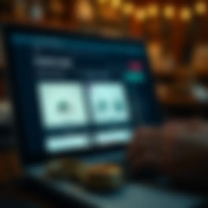 Online marketplace interface showcasing jewelry listings