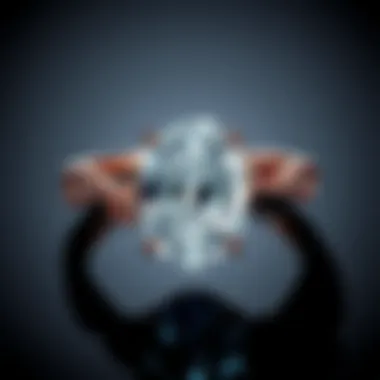 Elegance in Design: Oval Diamond Ring Elegant setting of an oval diamond ring