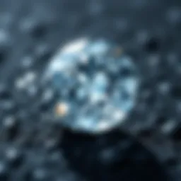 Radiant oval diamond showcasing brilliance