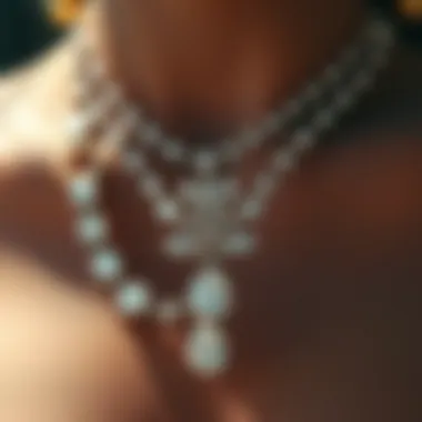 Cultural Significance of Diamond Necklaces Cultural significance of diamond necklaces represented through art