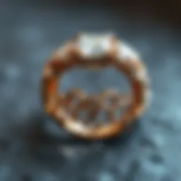 Luxurious wedding ring showcasing intricate design