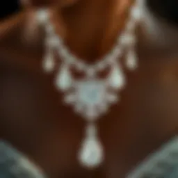An exquisite diamond necklace showcasing exceptional craftsmanship