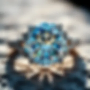 The Journey of Diamonds Artistic representation of diamond origins and history