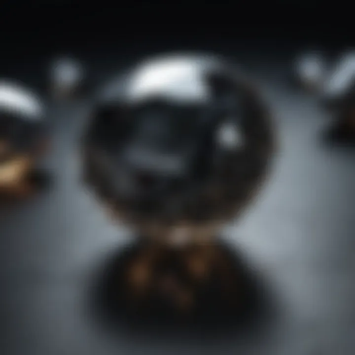 A stunning visual representation of the metaphysical properties associated with black diamonds.