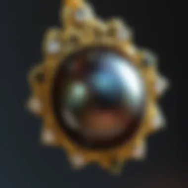 Exploring the Allure of Large Black Pearls Summary