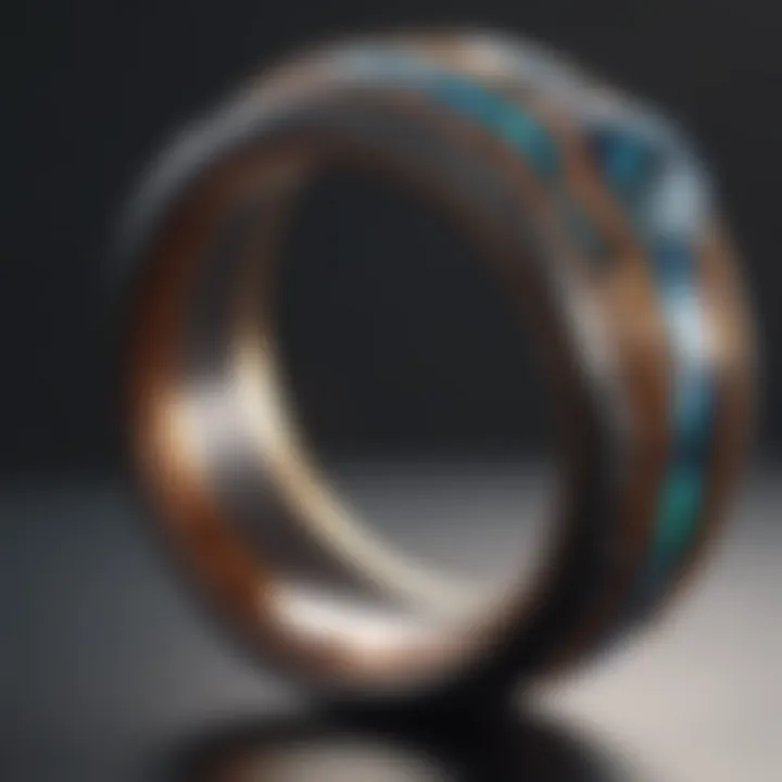 An artistic representation of earth rings sparkling in natural light