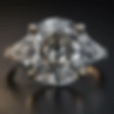 Ethically Sourced Diamonds for Engagement Rings A display of ethically sourced diamonds for engagement rings