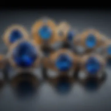 Historical artifacts featuring sapphires