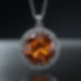 Exquisite diamond cut pendant showcasing craftsmanship